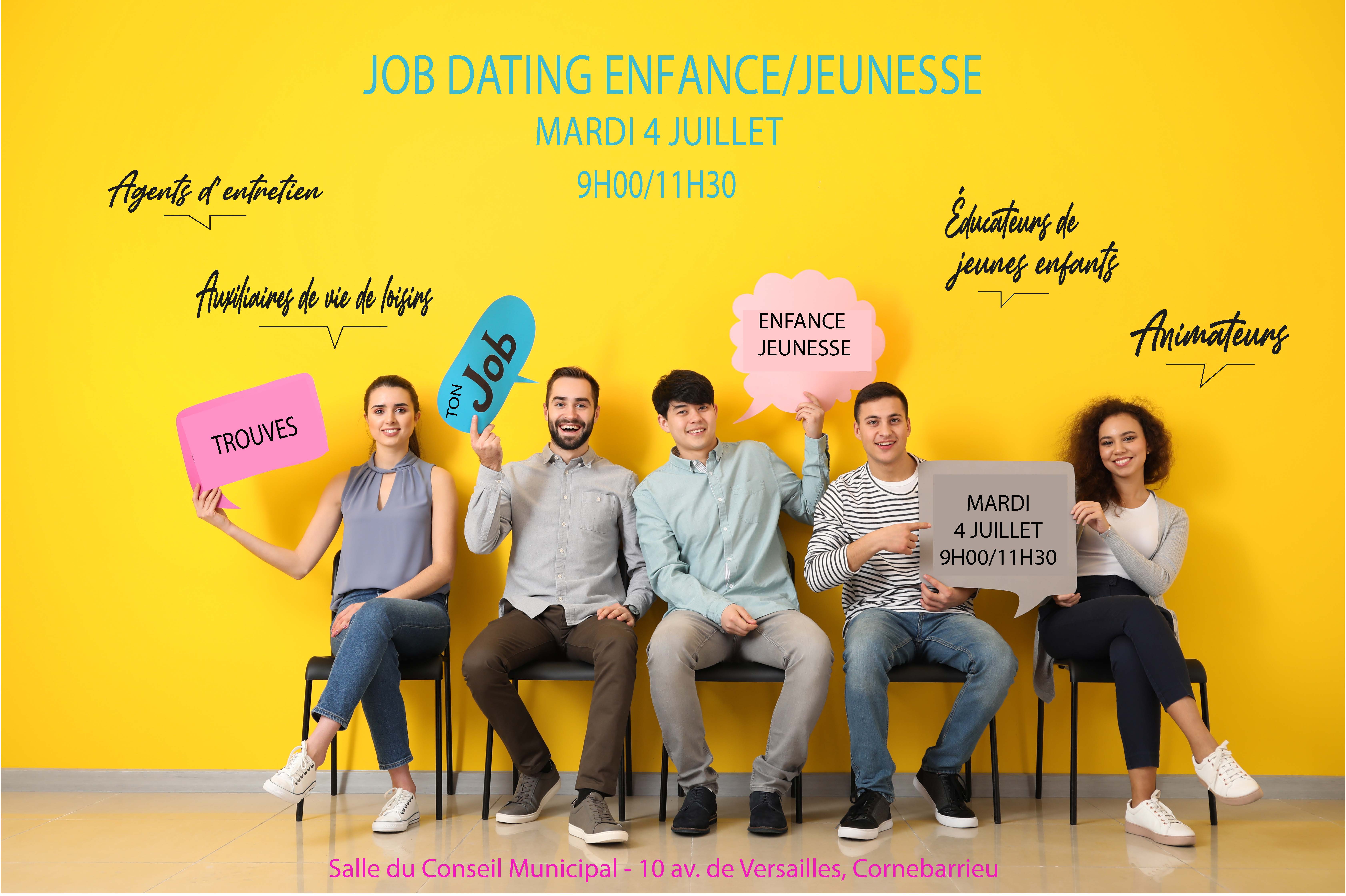 JOB DATING photo retravaillée