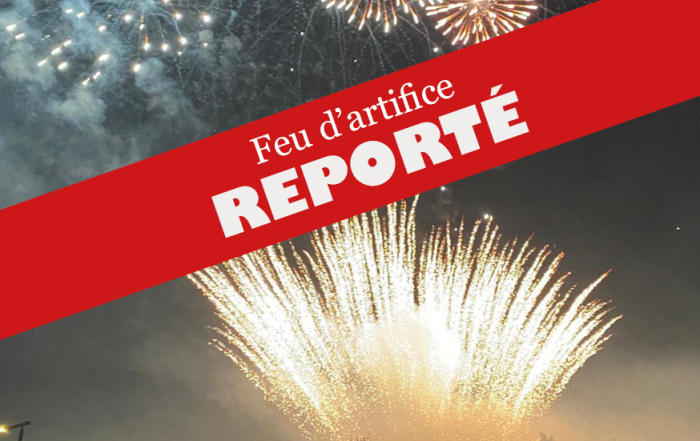 annulation feu d'artifice